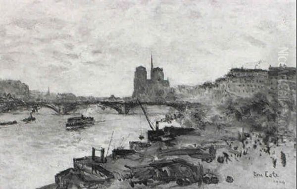 Paris: La Seine Et Notre-dame - view 1