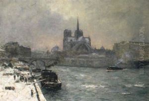 Vue De Notre-dame De Paris by Siebe Johannes ten Cate