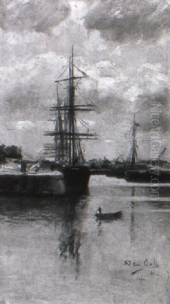 Vue Du Port De Caen - view 1