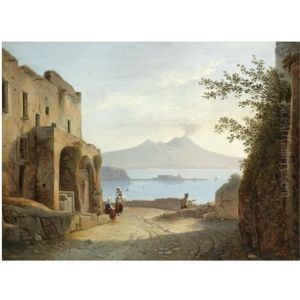 Sicht Von Neapel Aus Posillipo