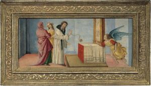 L'angelo Annuncia A San Zaccaria La Nascita Del Figlio