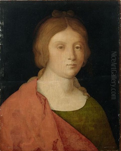 Sainte Femme Au Drape Rouge - view 1