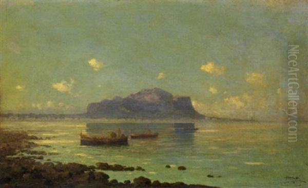 Palermo, Marina Con Monte Pellegrino - view 1