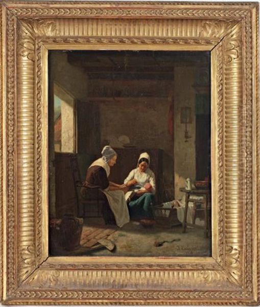 Scene D'interieur Au Nouveau Ne - view 1
