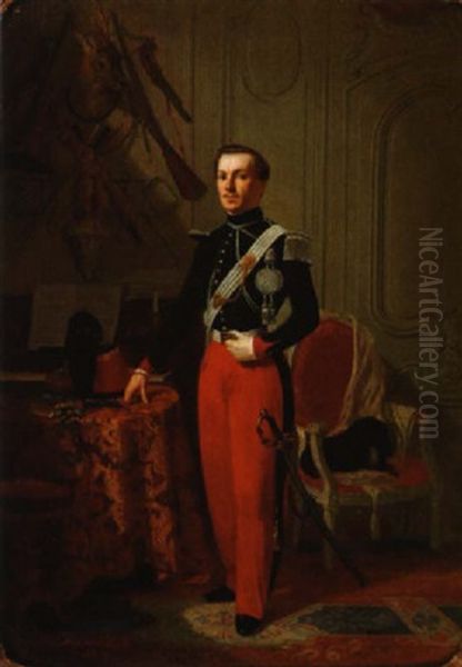 Officier Des Lanciers De La Garde Imperiale Du Second Empire - view 1