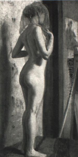 Artist's Model In A Veil - view 1