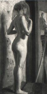 Artist's Model In A Veil
