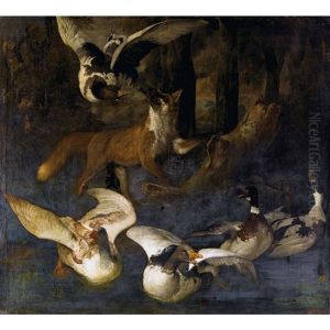 Oies Surprises Par Le Renard by Peter Caulitz