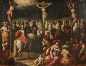 Le Golgotha by Louis de Caullery