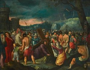 The Way To Calvary by Louis de Caullery