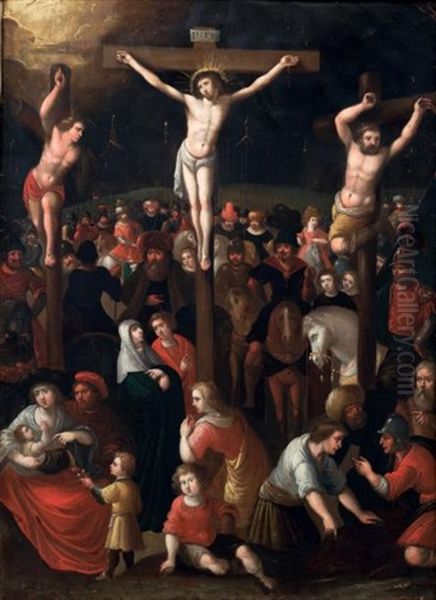 La Crucifixion Sur Le Mont Golgotha - view 1