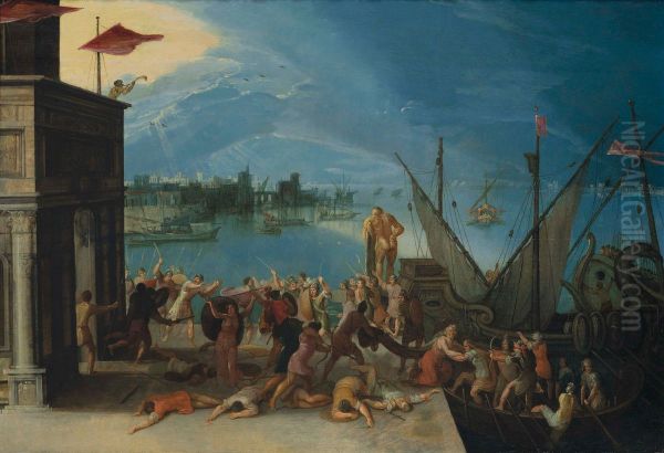 The Rape Of The Sabines - view 1