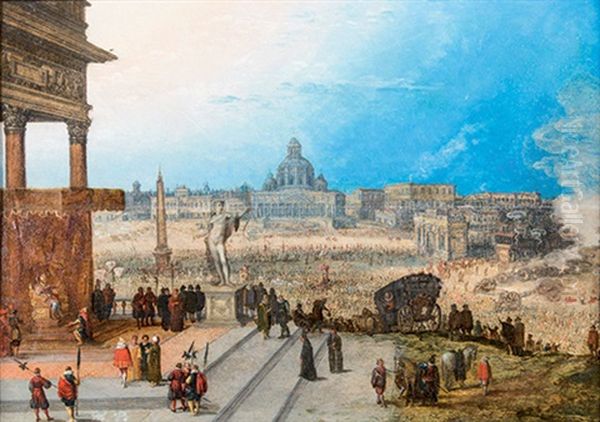 Reception D'un Souverain A Rome - view 1