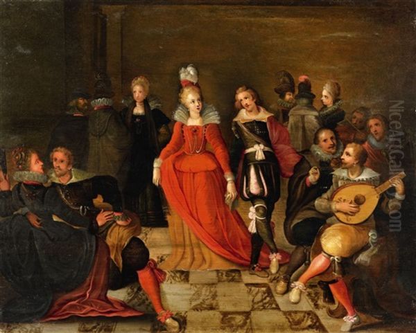 An Interior With Merry Company - view 1