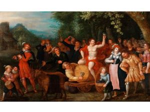 Triumphzug Des Bacchus by Louis de Caullery