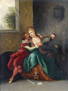 Allegorie Des Cinq Sens (5 Works) by Louis de Caullery