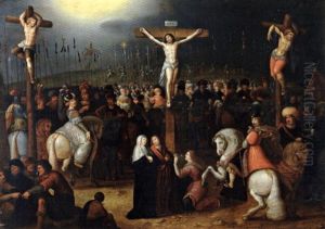 Le Golgotha by Louis de Caullery