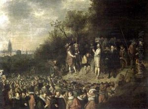 Evenement Historique Avec Scene D'execution (vue D'anvers?) Evenement Historique Avec Scene D'execution (vue D'anvers?)