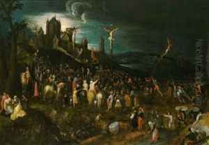 Die Kreuzigung Christi by Louis de Caullery