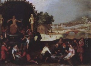 La Fete Des Vendanges by Louis de Caullery