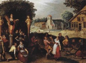 La Danse Des Moissons by Louis de Caullery