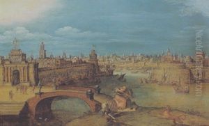 Die Konigin Semiramis Auf Der Lowenjagd Vor Der Stadt Babylon