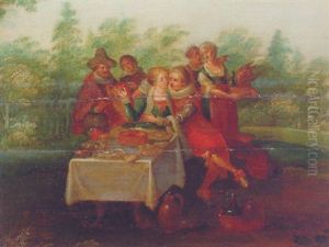 A Fete Champetre In A Wood A Fete Champetre In A Wood