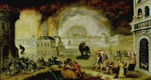 De Brand Van Troje by Louis de Caullery