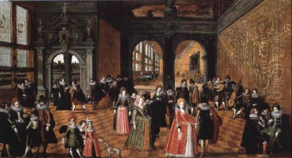 Les Preparatifs Du Bal Dans Un Interieur De Palais - view 1