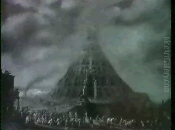 King Nimrod Before The Tower Of Babel - view 1