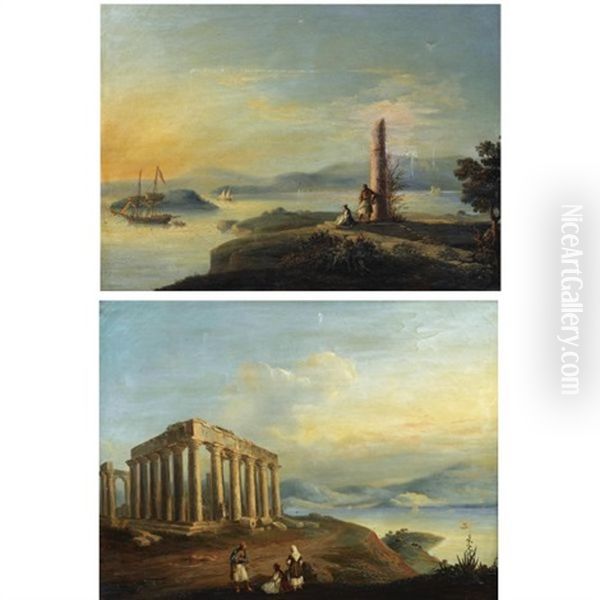Views Of Greece (pair) - view 1