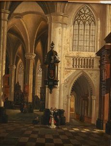 Interieur D'eglise Anime