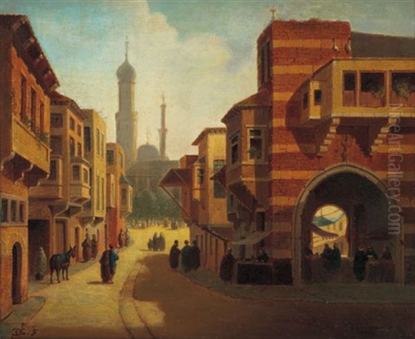 Strase Mit Einem Basar In Kairo - view 1