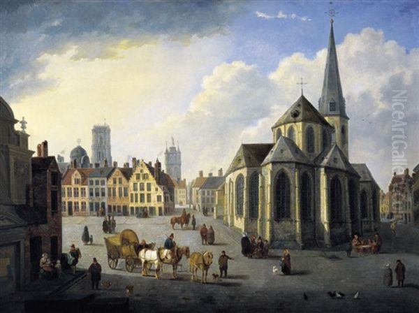 Gezicht Te Gent - Bij St. Jacobs - view 1
