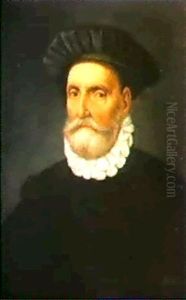Ritratto Di Uomo In Nero Con Berretto