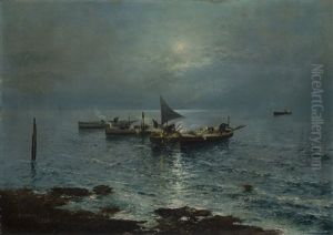 Pesca Notturna by Giovanni Cavalleri
