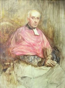 Ritratto Del Canonico Monsignor Giuseppe Casalegno Ritratto Del Canonico Monsignor Giuseppe Casalegno