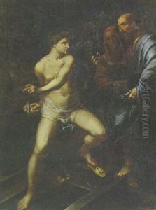 Susanna And The Elders by Bernardo Cavallino