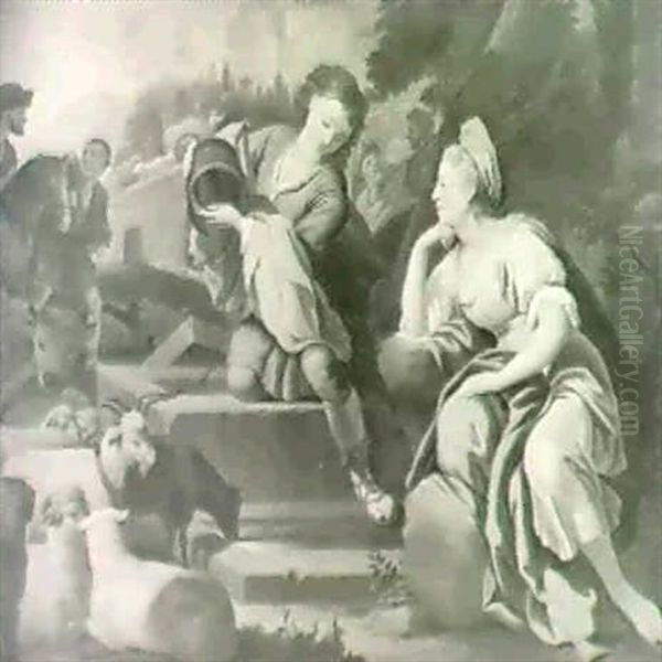 Jacob And Rachel At The Well; Rebecca And Eleazar At The Well - view 1