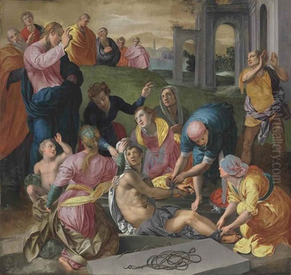 The Raising Of Lazarus - view 1