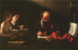 San Matteo E L'angelo by Bartolomeo Cavarozzi