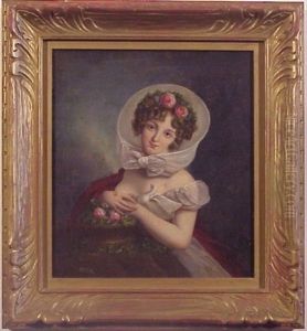 Portrait Of Woman With Dove