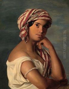 Bildnis Einer Orientalin by Rosalia Amon