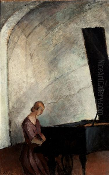 By The Grand Piano - view 1