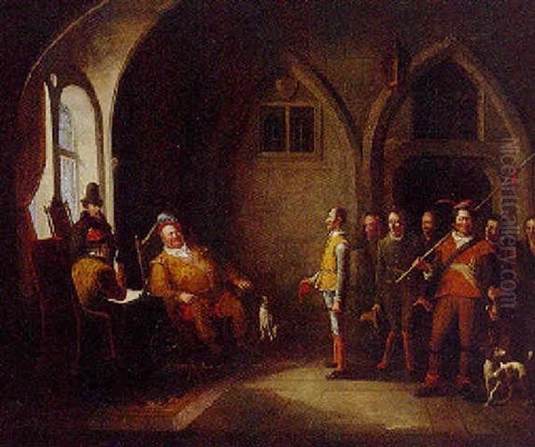 Falstaff Choosing His Rescruits - view 1