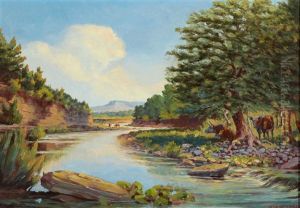 Middle Concho River by Harvey Wallace Caylor