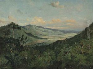 Sunlit Valley (diego Martin Valley From Fort George), Trinidad by Michel Jean Cazabon