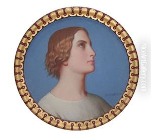 Portrait De Femme (+ Portrait D'homme; Pair) by Romain Cazes
