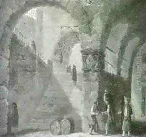 Les Tonneliers by Jean-Baptiste Cazin