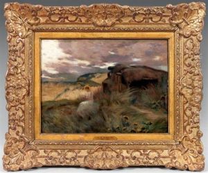 Paysage Du Soir Avec Marie Madeleine by Jean-Charles Cazin